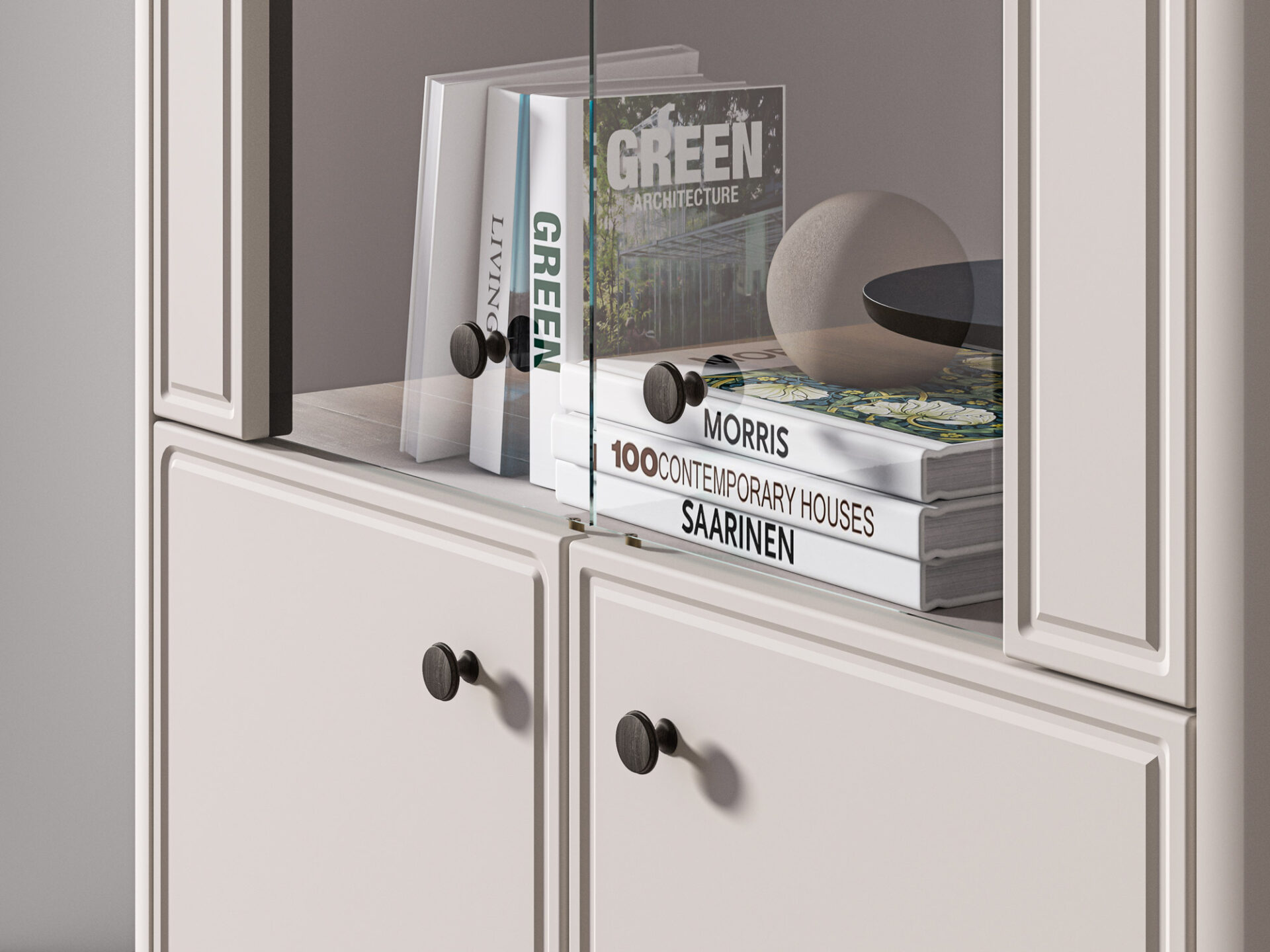 Vilavio 02 vėjo malūno ąžuolas tamsus / kašmyras - 4D vitrina — изображение 9