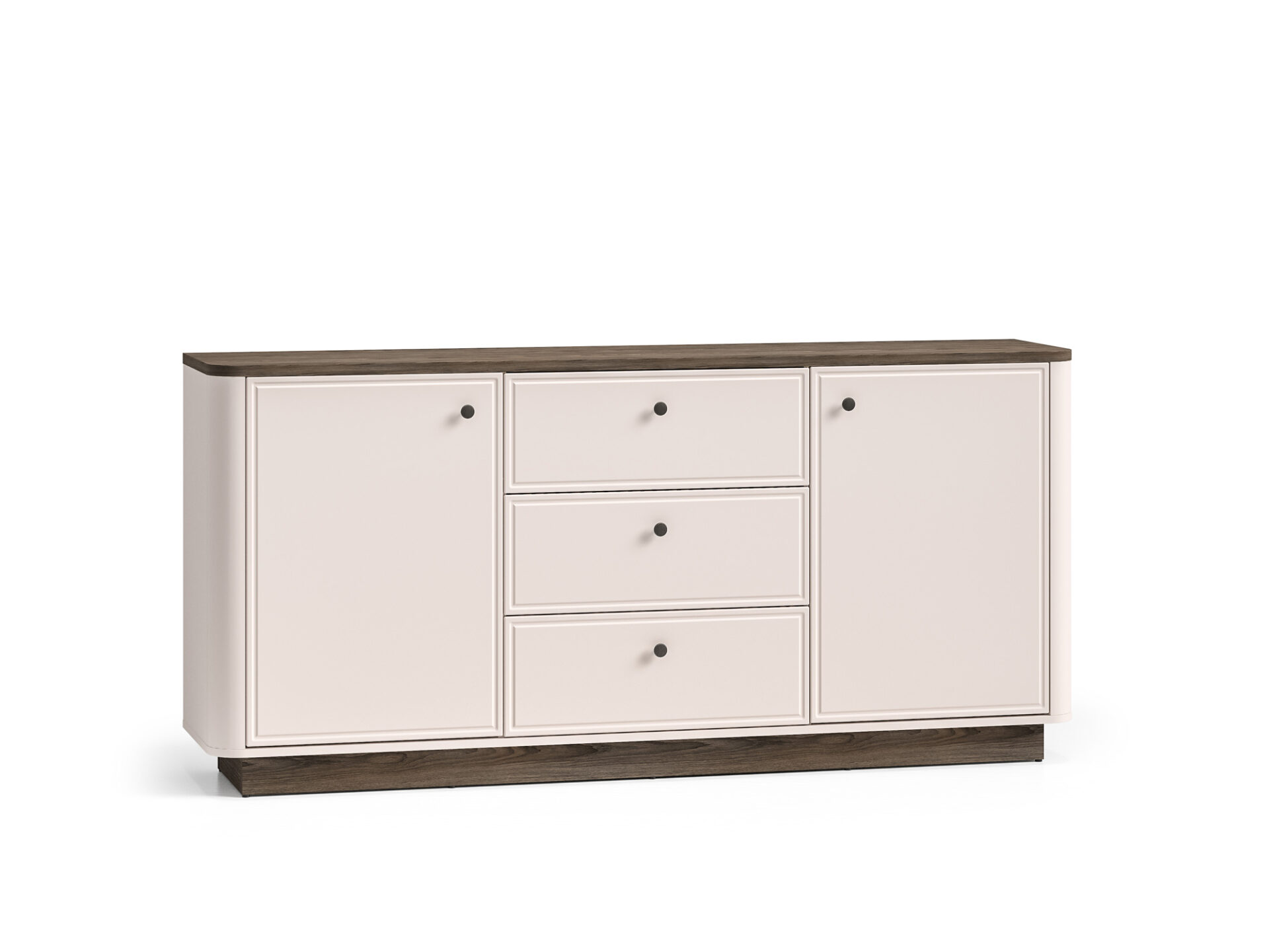 Vilavio 03 tamsaus vėjo malūno ąžuolo / kašmyro spalvos - 2D3S komoda