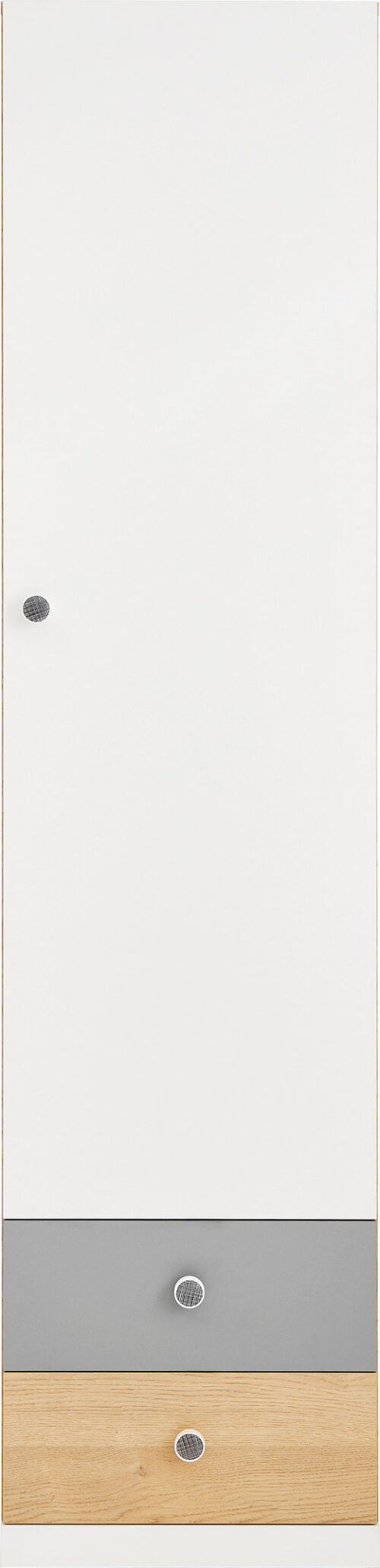 PIXEL sistema 4 sausainio ąžuolo + baltos spalvos prabangi + pilka