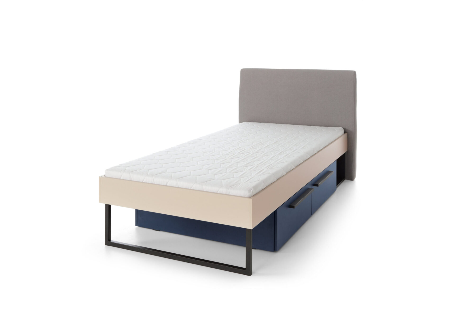 SERGIO sistema 12 smėlio spalvos V + alyvuotas ąžuolas + karališkoji tamsiai mėlyna