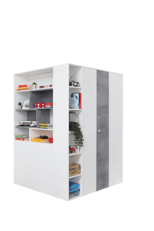 SIGMA 1 sistema, balta, prabangi + betoninė