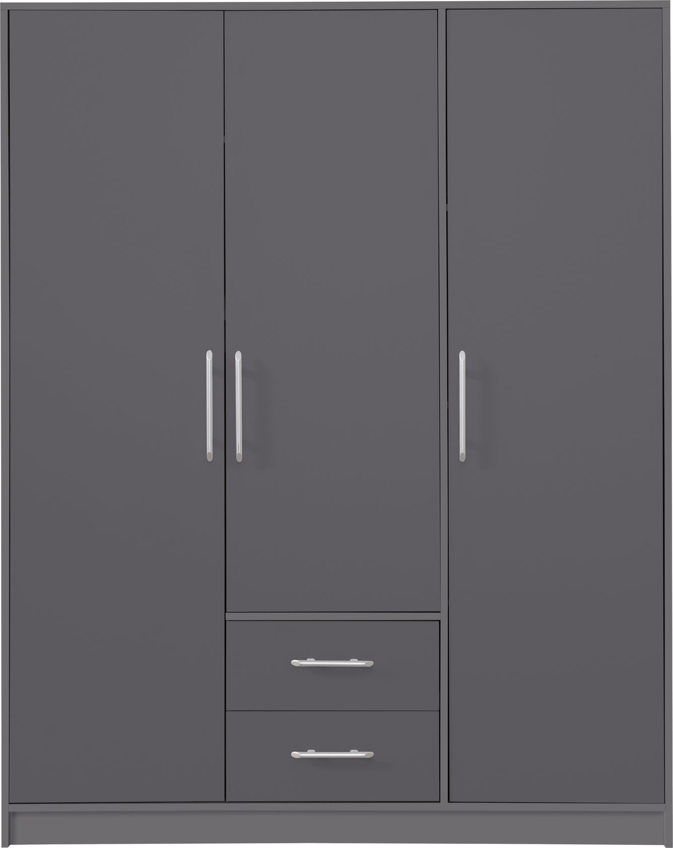 SMART 2 antracito spalvos spinta be veidrodžio