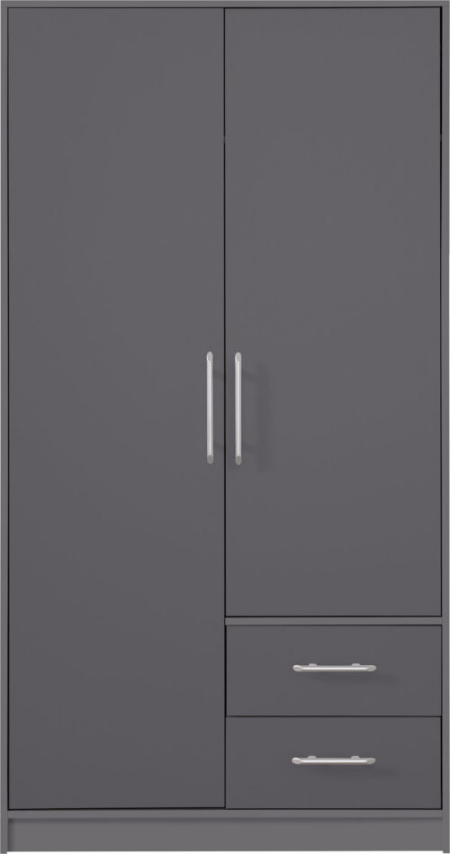 SMART 3 antracito spalvos spinta be veidrodžio