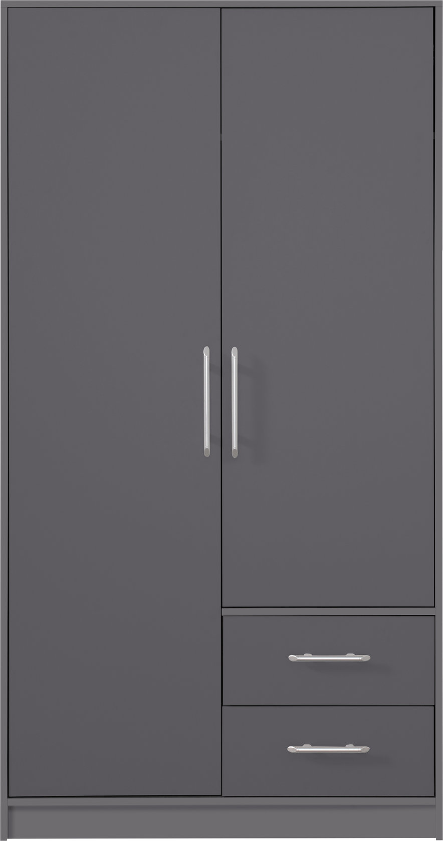 SMART 3 antracito spalvos spinta be veidrodžio