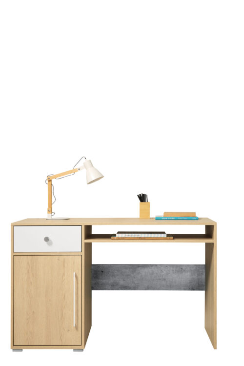 STEP sistema 7 sausainio ąžuolo + baltos spalvos prabangi + betono spalvos