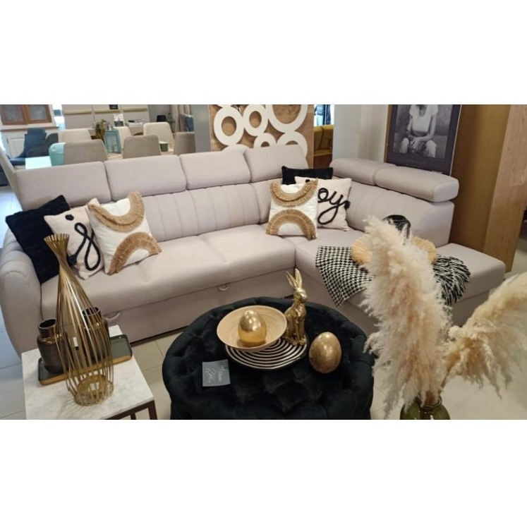 CASTEL kampinė sofa 280×190 Fargotex Maya 01