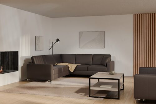 Kampinė Basic sofa 2,5F – E – 2SK Etap sofa
