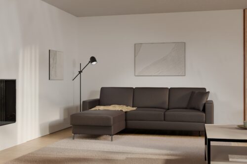 „Basic 2.5F-REC/BK Etap“ kampinė sofa