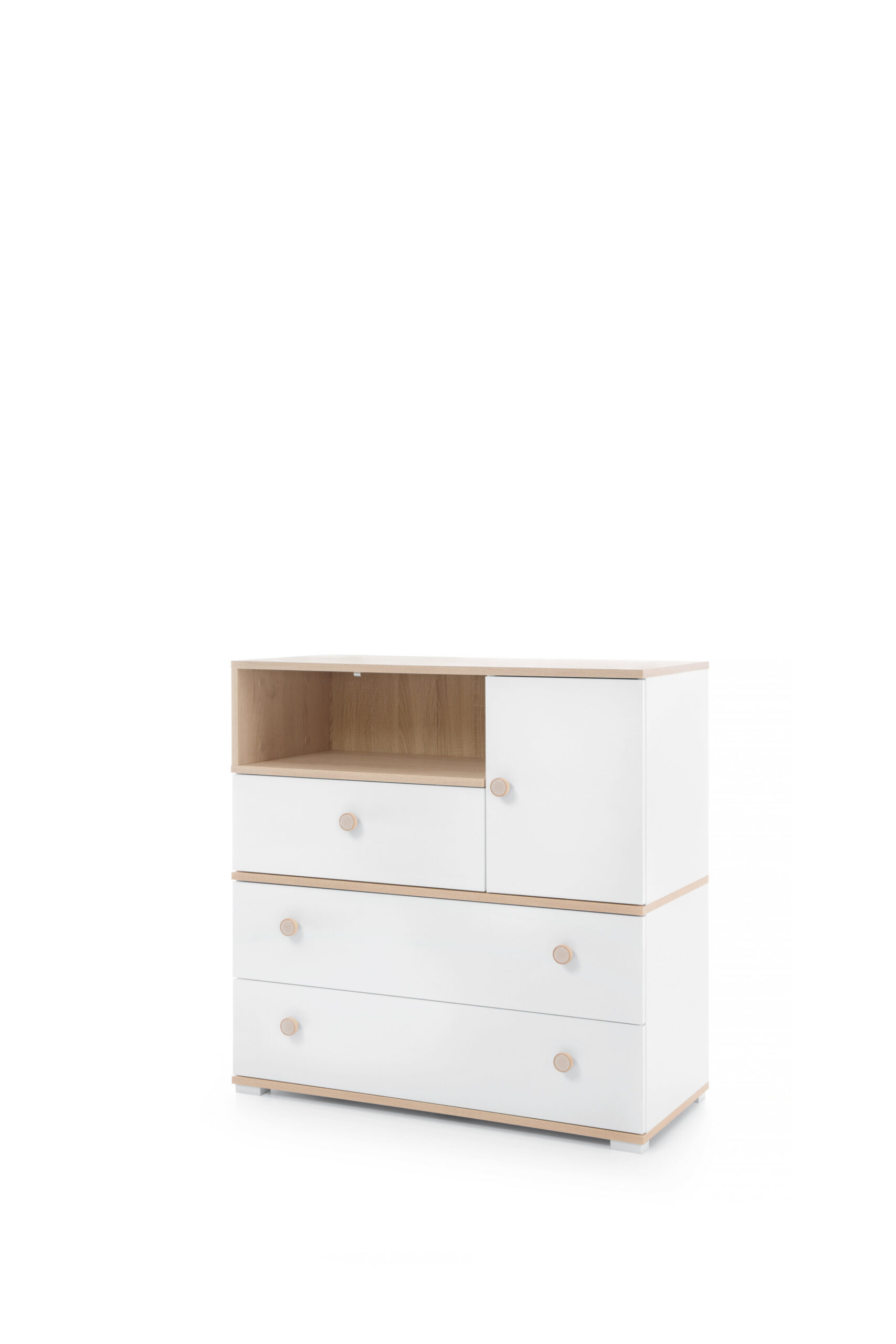 ZOYA sistema 4 balta prabanga + sausainio ąžuolas