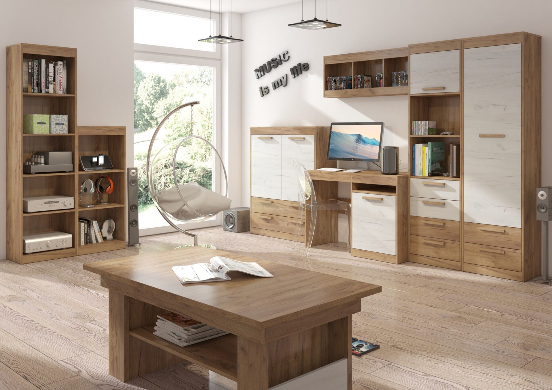 EMAX baldų komplektas Nr. 5 jaunimui