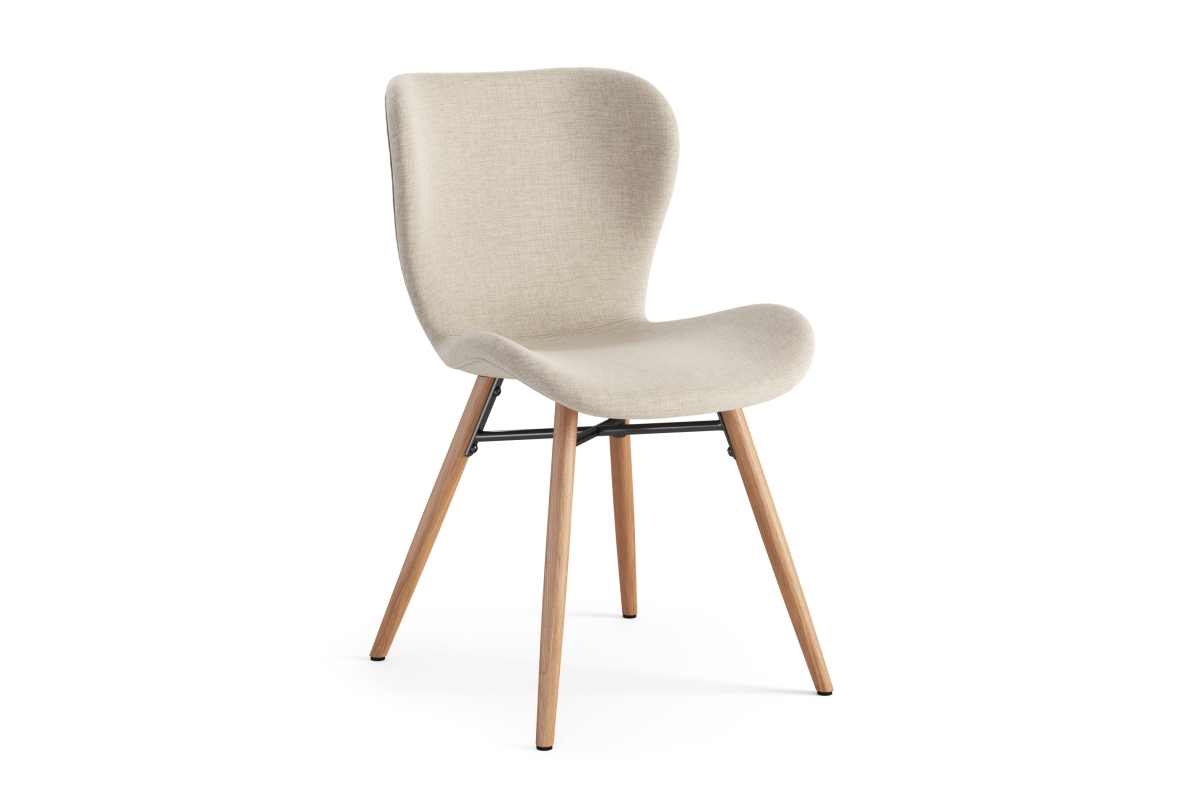 ALTEA smėlio spalvos (Rio 40 audinys) / natūralaus ąžuolo kojelės - MODERNI KĖDĖ SVETAINEI / VALGOMAJAM / VIRTUVEI / BIURUI