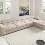 Kampinė sofa-lova su galvos atramomis 272 XL Benjamin