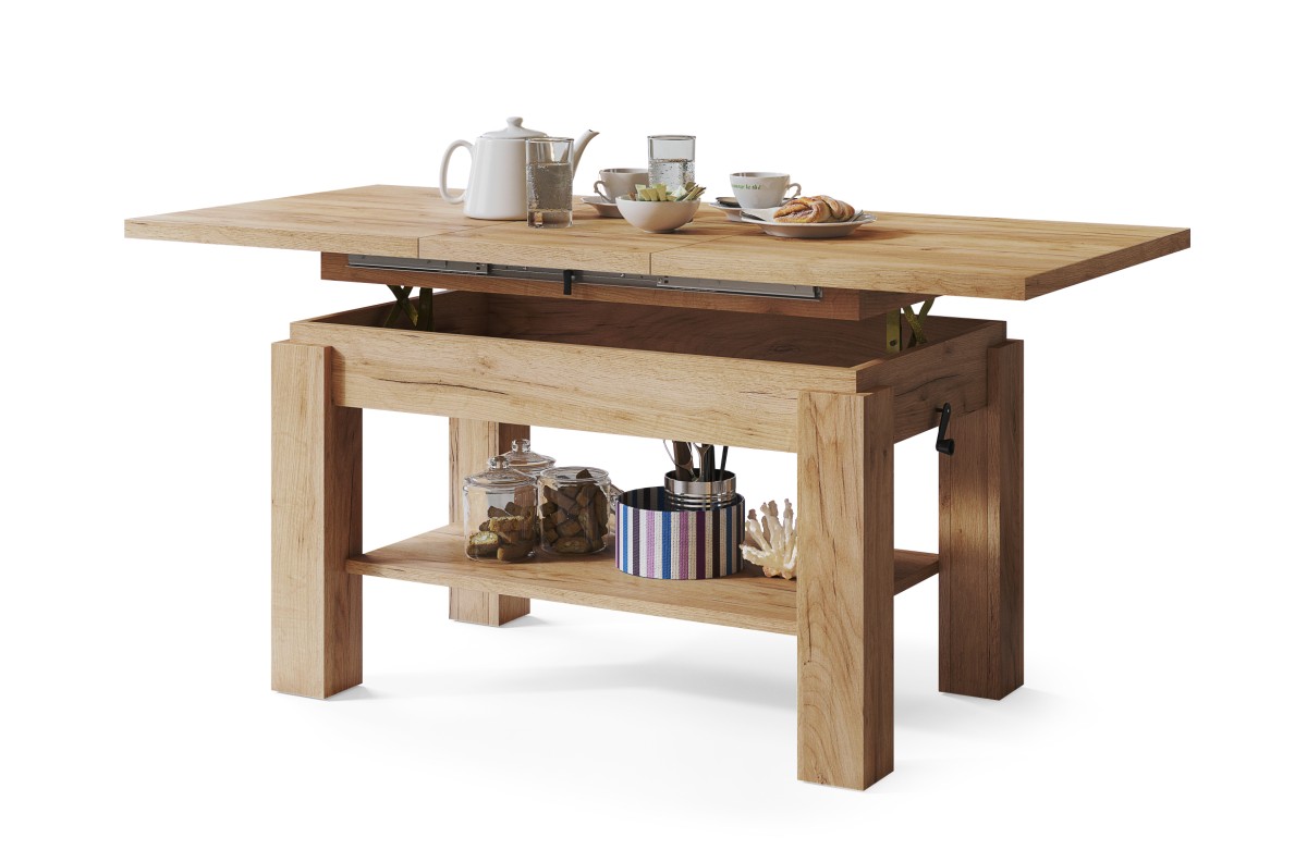 ASTORIA Golden Craft Oak - SULANKSTOMAS SUOLAS SU PAKELIAMU STALIU IR LENTYNA