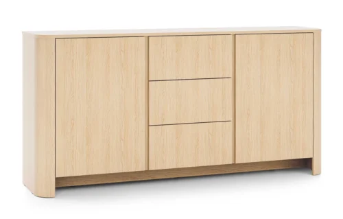 Bari komoda su spintelėmis ir stalčiais, Vicenza ąžuolas KSZ168