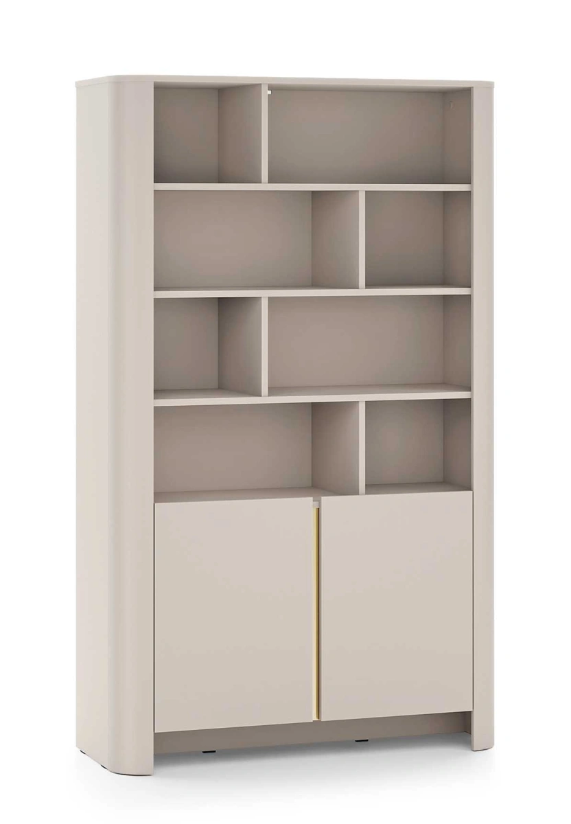 Bari kašmyro knygų spinta su lentynomis ir spintele RG103