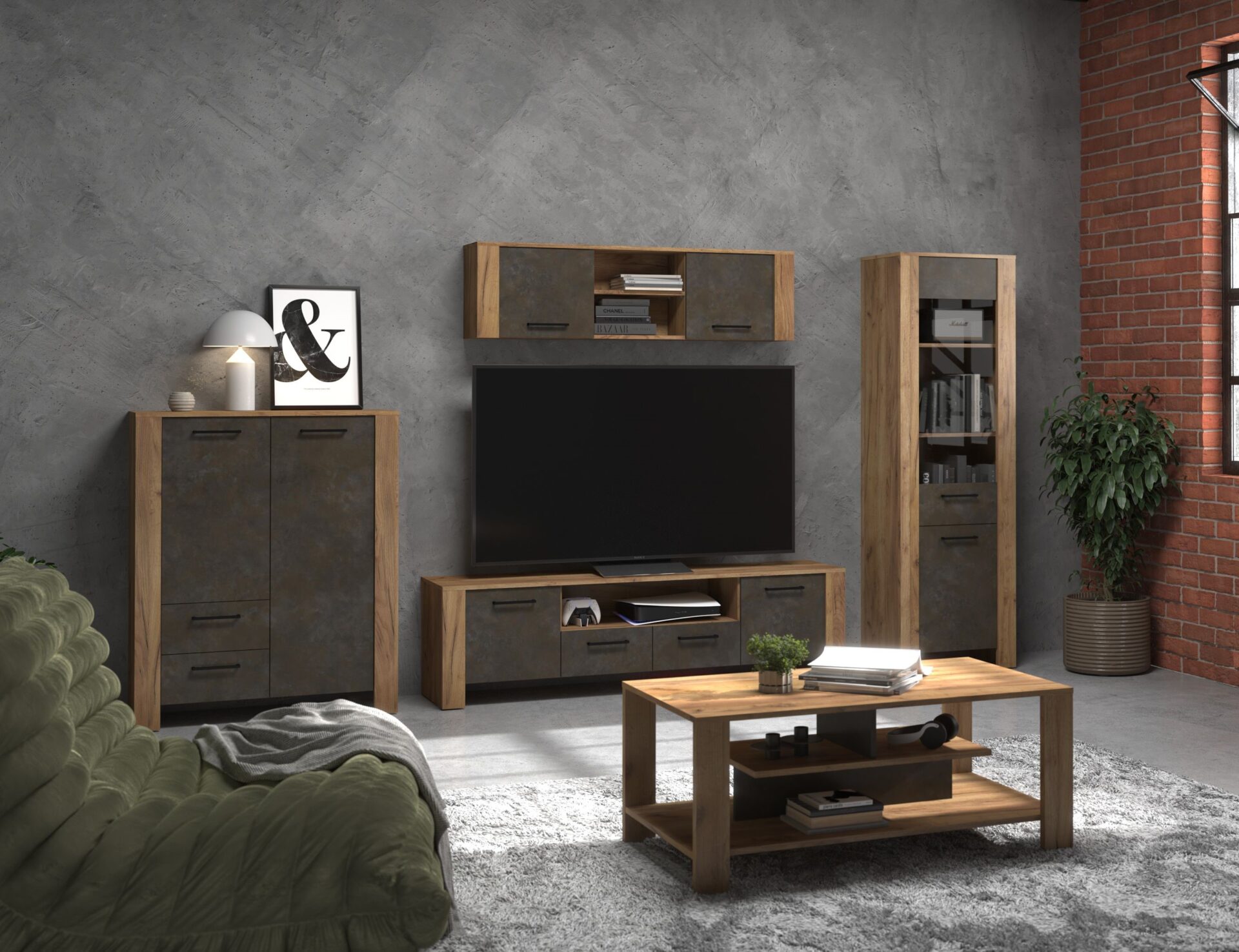 DELIS baldai #2 lentyna TV spintelė lentyna rankdarbių kavos staliukas auksinis gmi