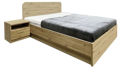 Lova su rėmu ir daiktadėže 160/200 cm Canada CA-1A