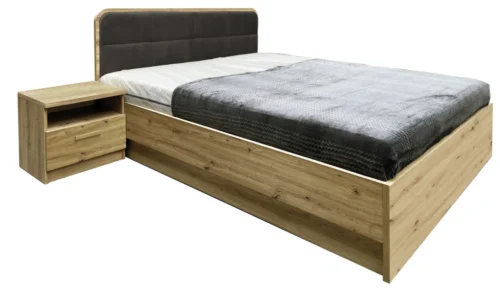 Lova su rėmu ir daiktadėže 160/200 cm Canada CA-1G