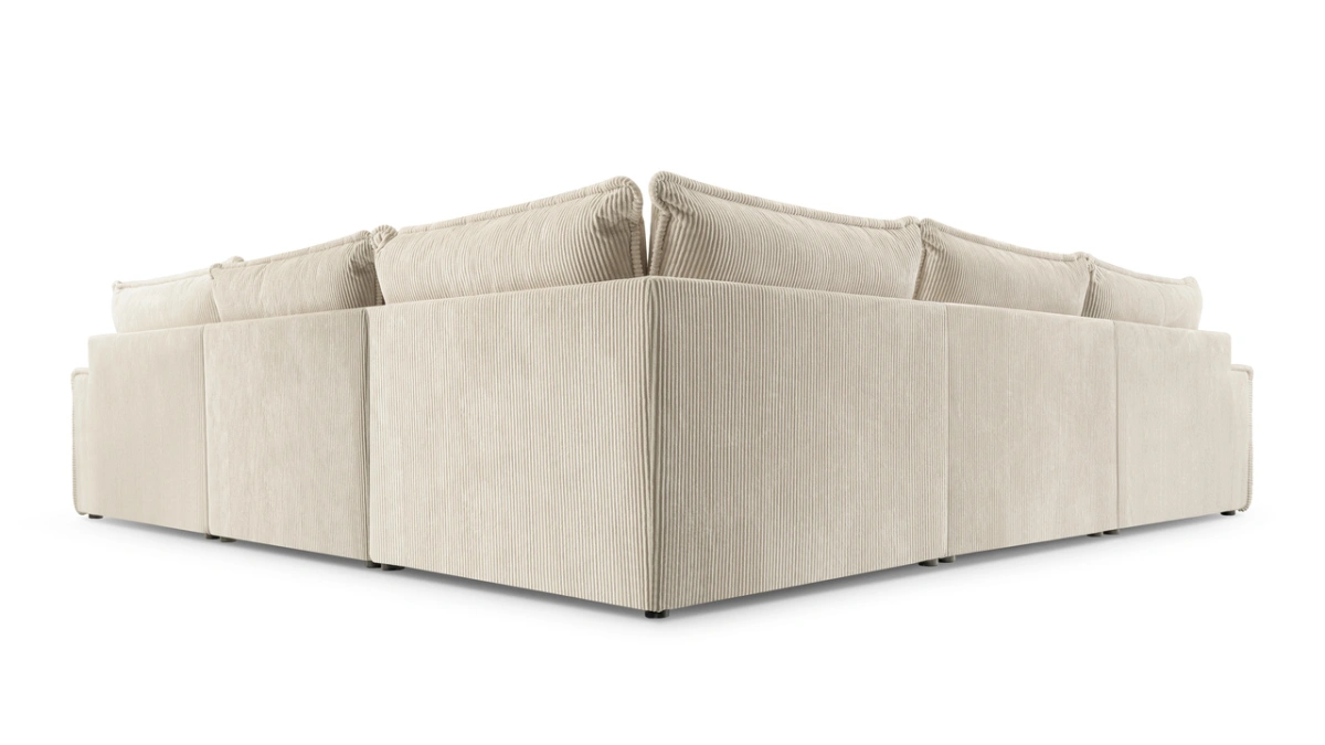 Cecylia modulinė kampinė sofa, neišskleidžiama, 309x309 cm - Paveikslėlis 7