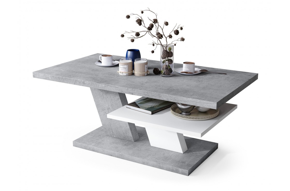 CLIFF MAT Millenium Concrete/White - MODERNUS KAVOS STALIUKAS