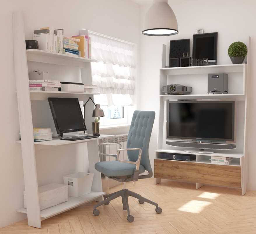 KERK baldų komplektas #4 jaunimo sieninė spintelė