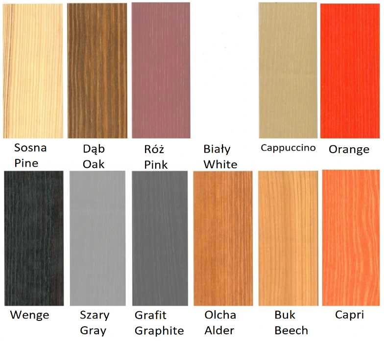 ANATOL II jaunimo išskleidžiama lova dviem asmenims su turėklu 90x200 cm - Paveikslėlis 2