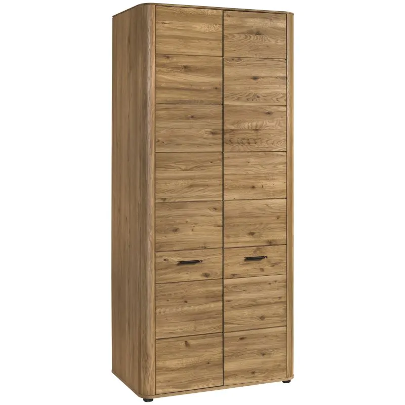 Dviejų durų spinta iš ąžuolo masyvo - MONACO MONA.090.14 Medaus ąžuolas