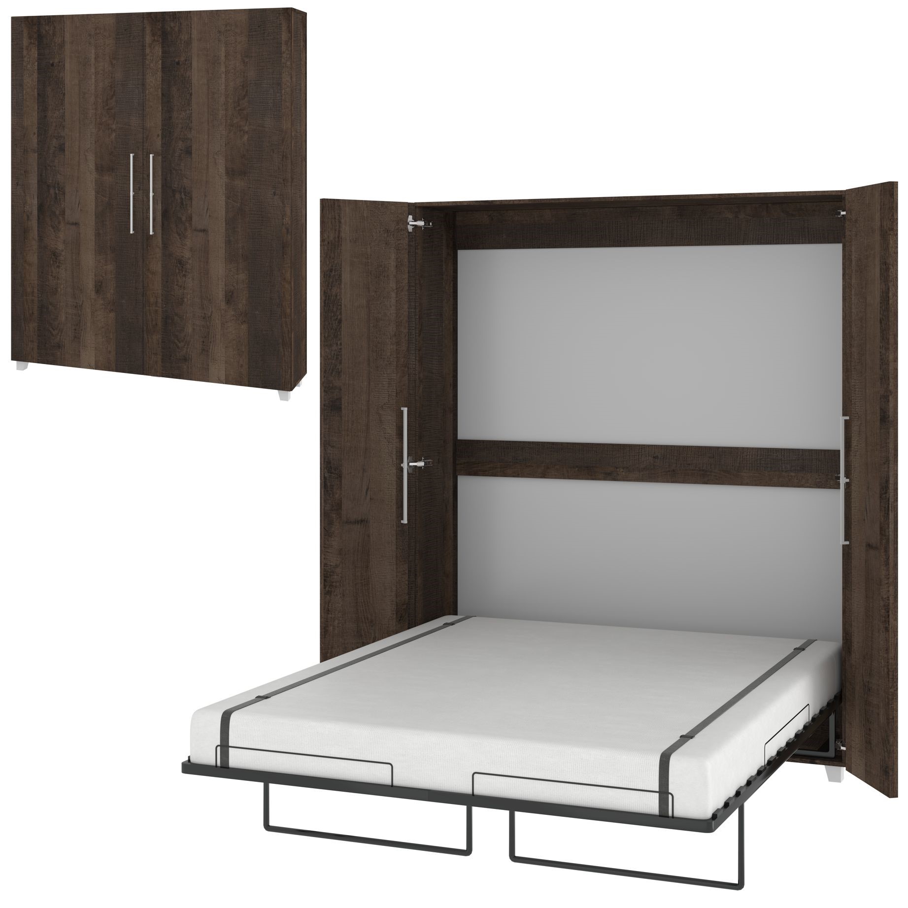 Vertikali sieninė lova TEDDY 160, ąžuolo spalvos