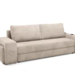 Enez sofa su pufais - Gražus audinys - AKCIJA