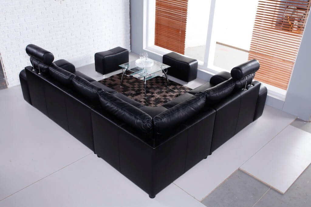 ENZO kampinė sofa, odinė, 316x200 — изображение 3