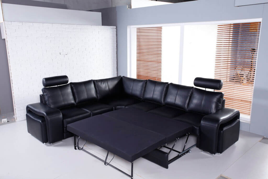 ENZO kampinė sofa, odinė, 316x200 — изображение 2