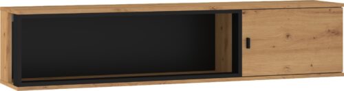 GAVES 16 baldai, sieninė lentyna, palėpės spintelė, ąžuolo dirbiniai, juoda