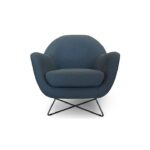 Mira fotelis su krepšelio pagrindu Bydgoskie Meble Leather L4