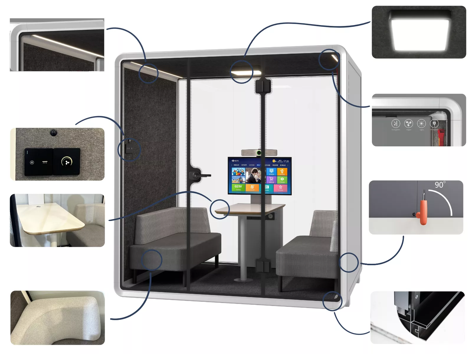 Didelė kabina ST LARGEBOOTHBST kajutė — изображение 2
