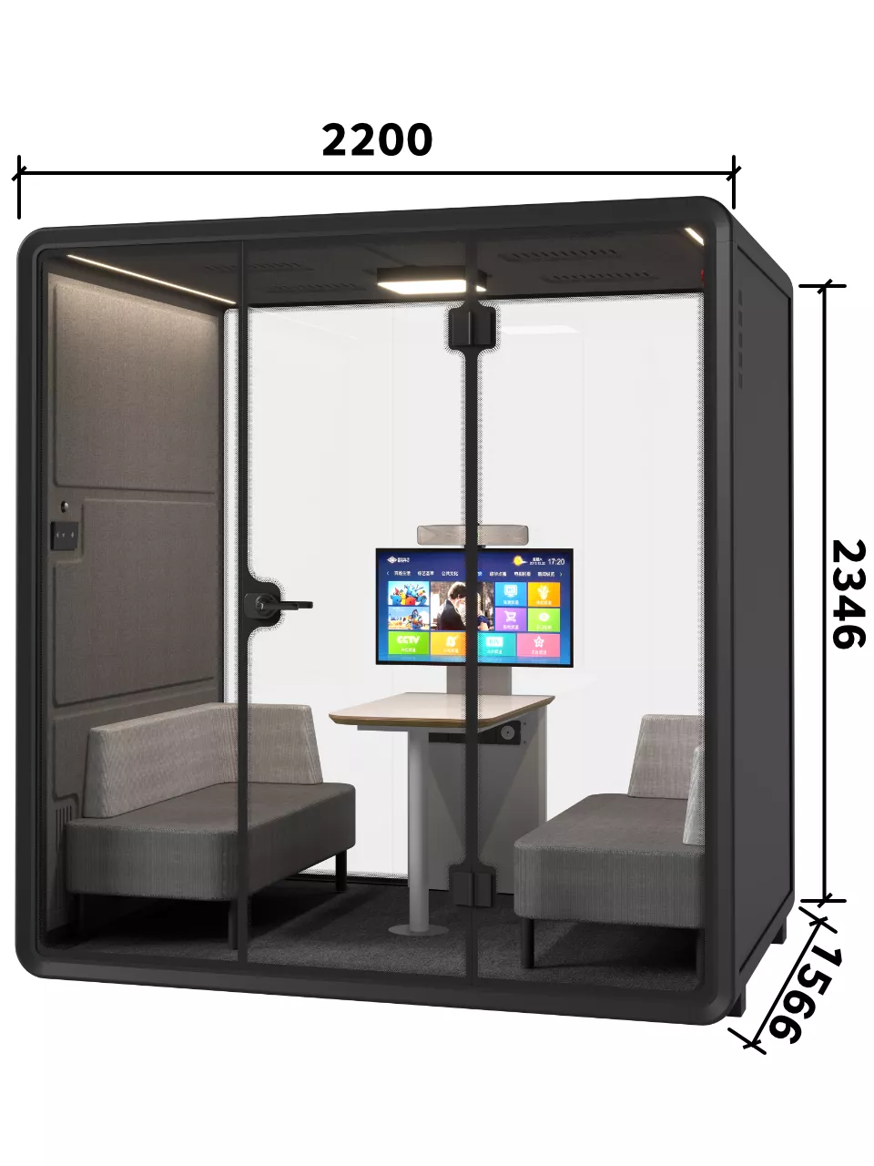Didelė kabina 3D LARGEBOOTHC kajutė - Paveikslėlis 2