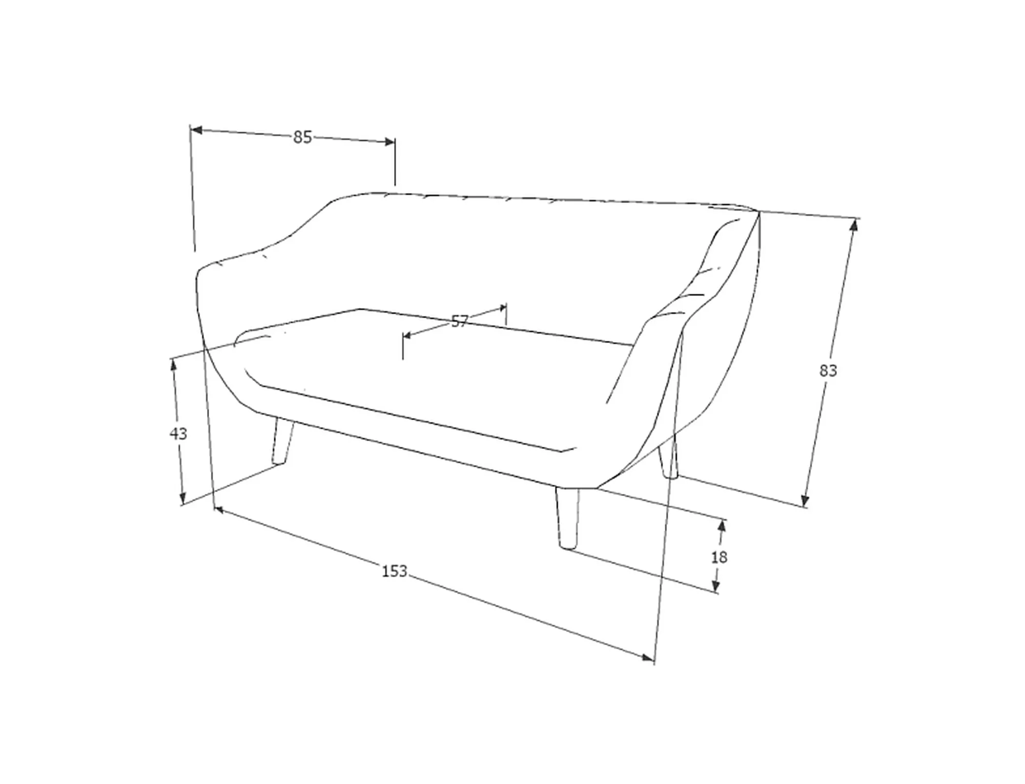 Elite 2 Velvet ELITE2V28BE sofa — изображение 2