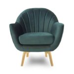 FUELTA fotelis su medinėmis kojomis Bydgoskie Meble