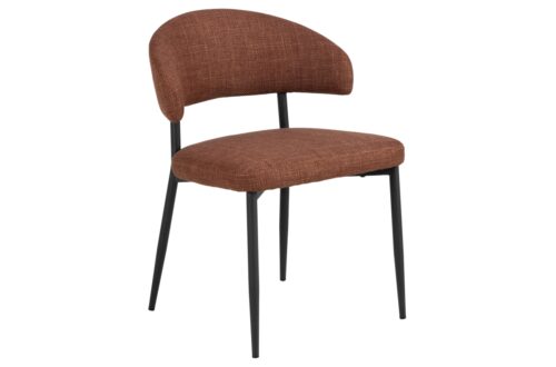 IRIS Terracotta (Basel 44 audinys) – APMUŠTA PINTO KĖDĖ SVETAINEI/VALGOMAJAM, PALĖPEI