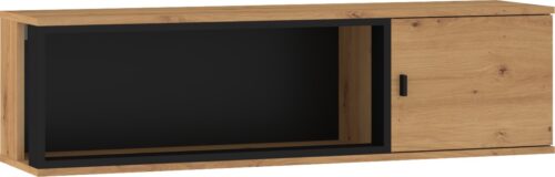 GAVES 15 baldai, sieninė lentyna, palėpės spintelė, ąžuolo dirbiniai, juoda