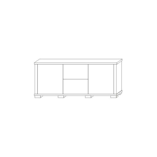 komoda 2S 2DPE KACPER 140 cm