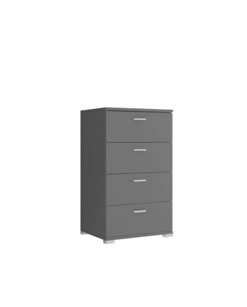 Komoda, 50 tipo, su stalčiais, grafito spalvos