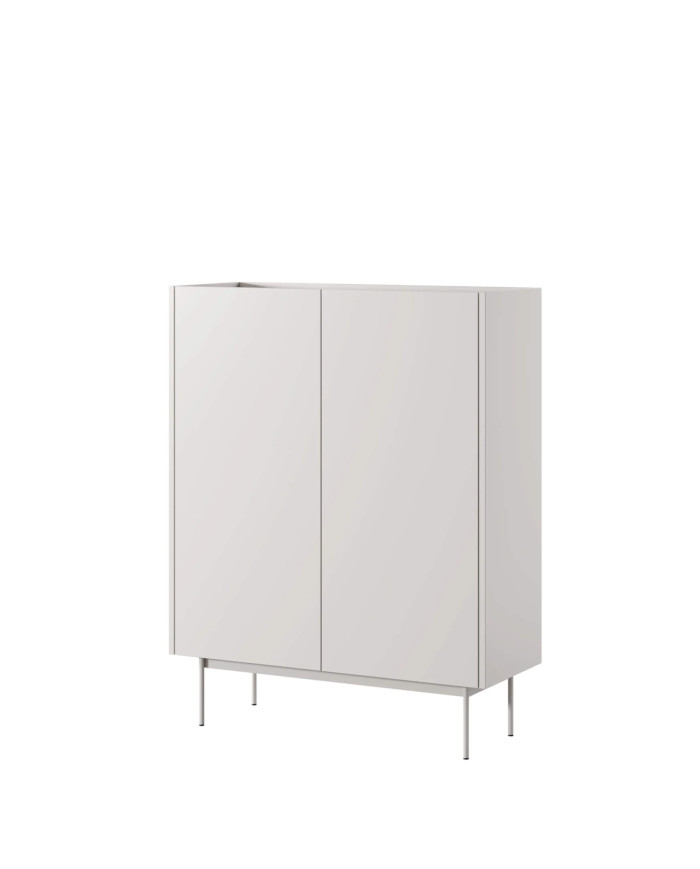 COLOR KD97 Aukšta komoda su durelėmis, kašmyro/linea ąžuolo spalvos