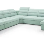 Korfu IV kampinė sofa-lova su reguliuojamais galvos atlošais Gr1