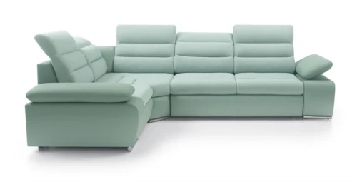 Korfu Mini minkšta kampinė sofa be miegojimo funkcijos Gr2