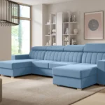 Laos išskleidžiama kampinė sofa, U formos