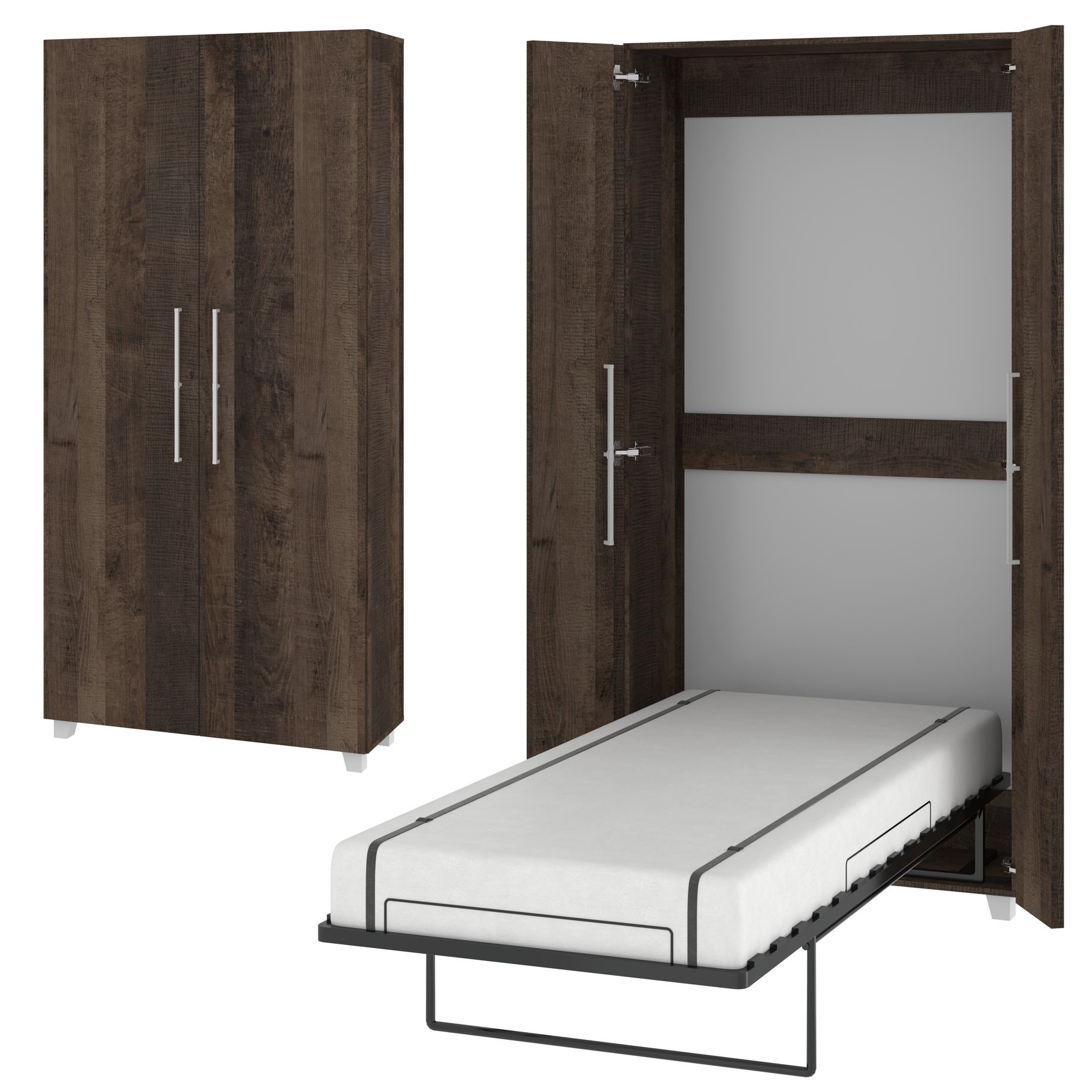 Vertikali sieninė lova TEDDY 90, Grange Oak