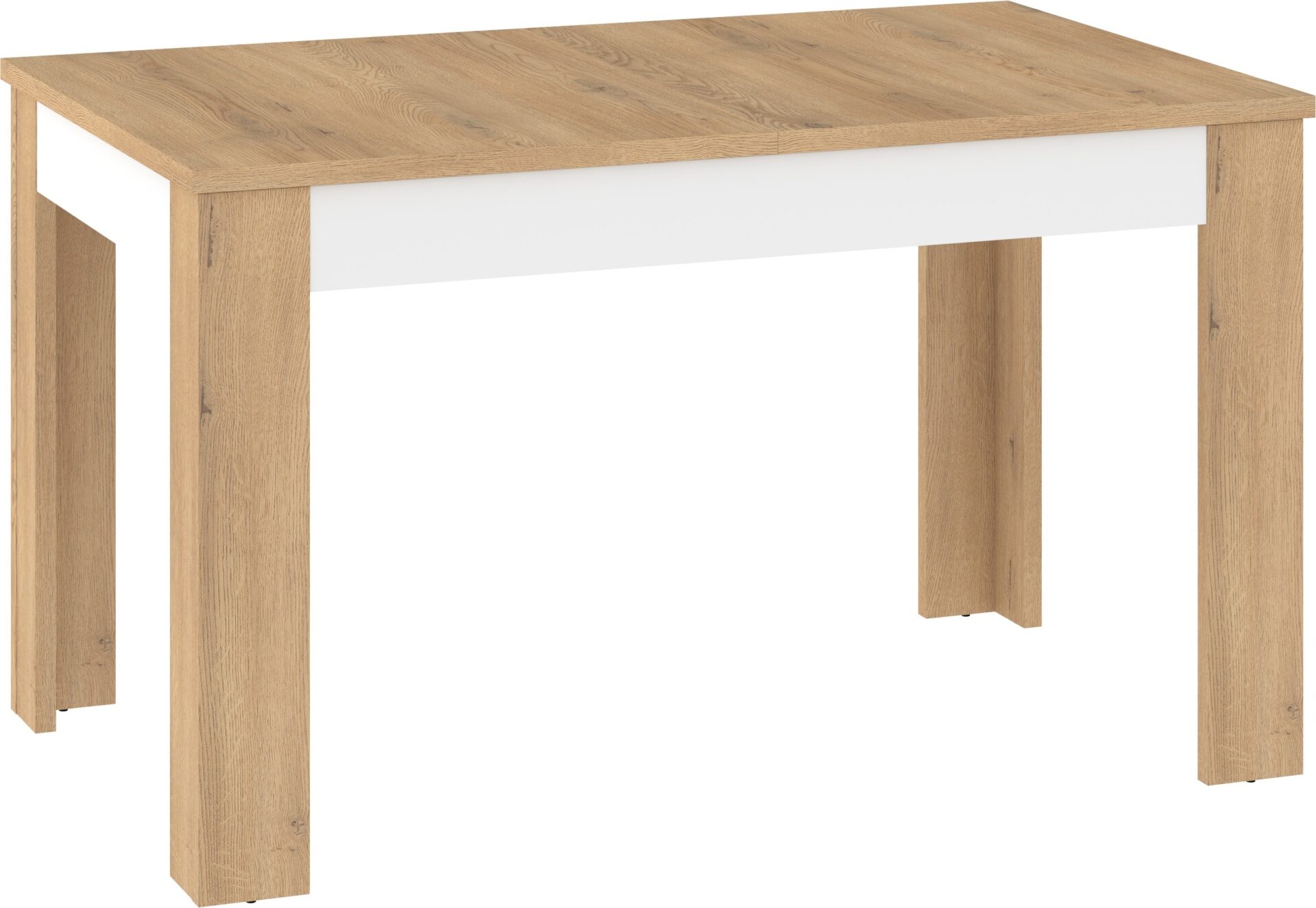 BRITA 22 baldai išskleidžiamas stalas svetainei valgomajam kremonos ąžuolas baltas