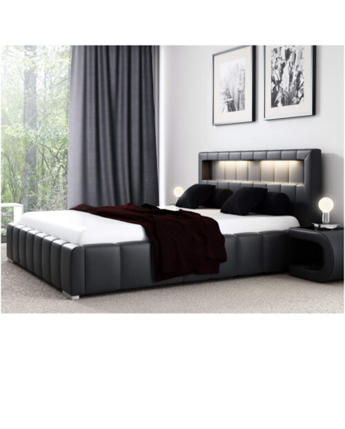 Febo minkštos lovos 140×200, su pakėlimo mechanizmu, rėmu, konteineriu