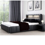 Febo minkštos lovos 180x200, pakėlimo svirtis, rėmas, konteineris