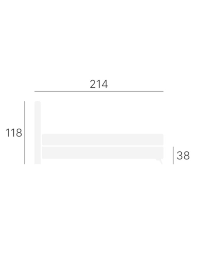 Fiore minkštos lovos 160x200 cm — изображение 4